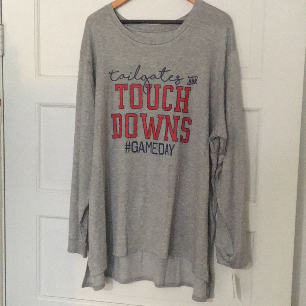 BNWT gameday lightweight sweatshirt tunic
